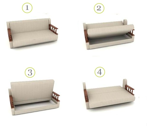 Механизмы трансформации диванов — инструкция с фото примерами в интерьере
