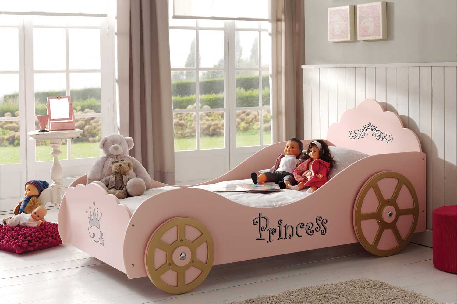 Кровать карета принцессы