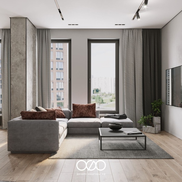 Дизайн трехкомнатной квартиры - 100 фото идей стильного интерьера