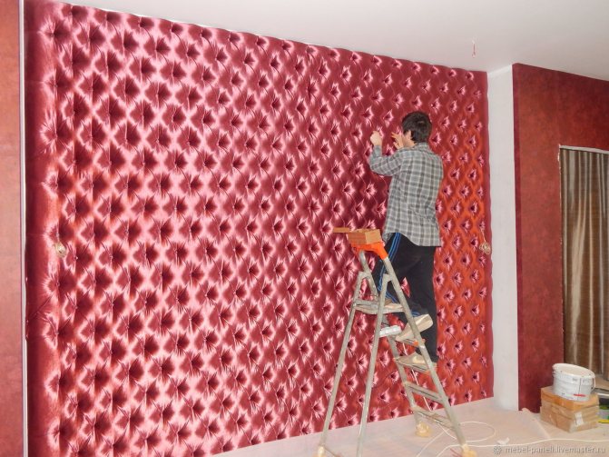 Как своими руками сделать мягкие стеновые панели