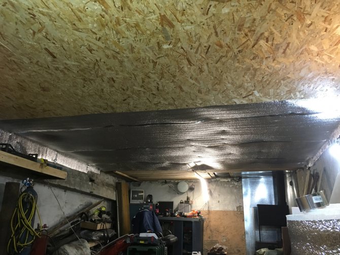 Как правильно утеплить крышу гаража изнутри?
