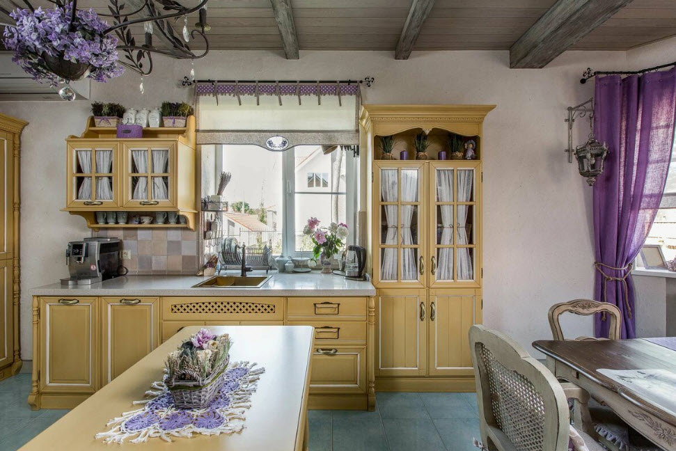 Кухня в стиле прованс: 100 фото дизайна интерьеров в квартире и в доме