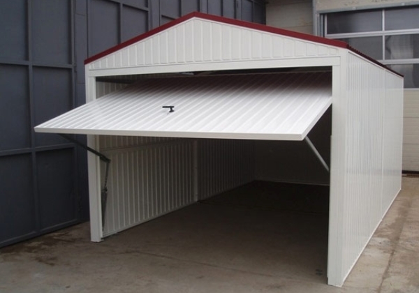 Правила сооружения гаража из профнастила