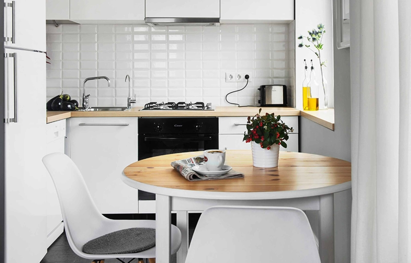 Маленькая белая кухня: идеи и секреты правильного дизайна (60 фото) | современные и модные кухни