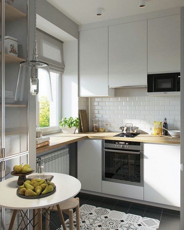 Оформление маленькой кухни: идеи по созданию уютного интерьера (65 фото)