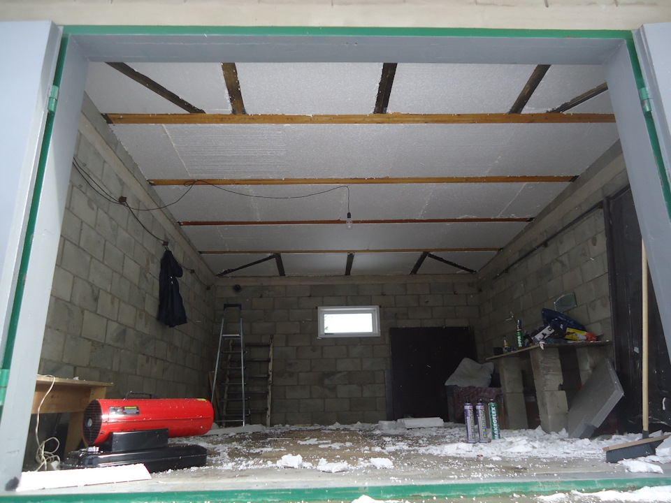 Утепление бетонной крыши гаража снаружи - утепление своими руками от а до я