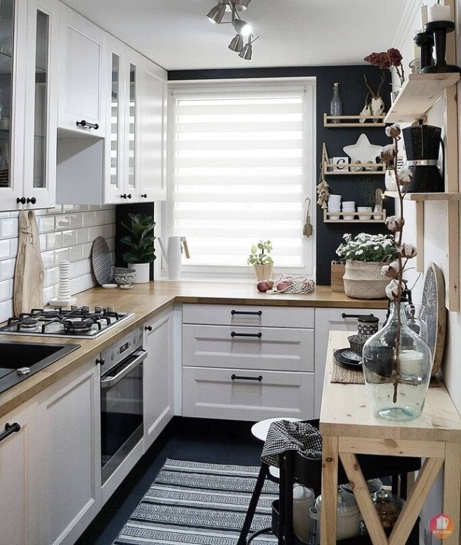 Дизайн маленькой кухни: идеи, фото и практические советы (50 фото) | современные и модные кухни